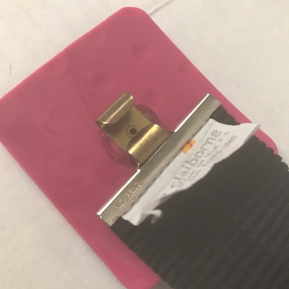 Hot Pink and Black Stretch Belt Liz Claiborne - Picture 8 of 10